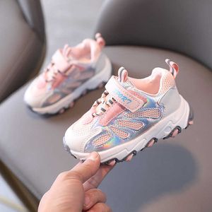 1-6 Yıl Sonbahar Toddler Boy Spor Ayakkabı Çocuk Moda Bebek Kız Ayakkabı Unisex Sneakers Örgü Nefes Çocuk Günlük Ayakkabı G1025