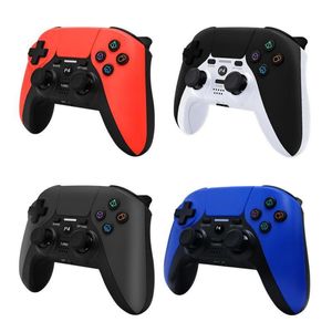 Controlador de host bluetooth p4 sem fio gamepad seis eixos banda de vibração dupla touchpad com acessórios de jogos de luz de jogos de jogos de jogo Joys