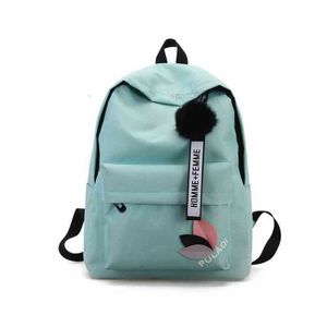 HBP não feminino Backpack Canvas College Style Departamento Hansen Versátil Little Little Fresh Student Bag Sport.0018