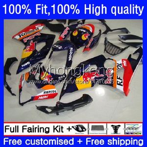 Mold wtryskowy Nadwozie do Suzuki K5 GSX-R1000 1000CC 2005 2006 Moto Body 26NO.78 GSXR 1000 CC GSXR1000 2005-2006 GSXR-1000 05 06 100% Fit Yellow Red OEM ŁwyŹnienia