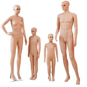 Good Plastic Family Mannequin Father Mother Child Model For Display