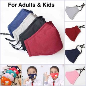 Dhl Kids/ Adults Washable Cycling Protective Anti-dust Cotton Cloth Face Mask Unisex for Men Women Cartoon