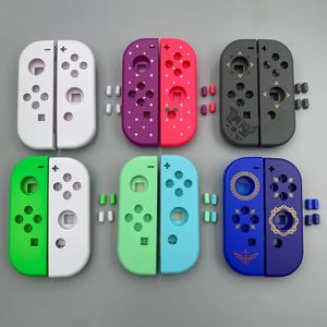 DIY Hard Custom Plastic Full Housing Shell Case Set para Switch NS joy-Con Direita Esquerda SL SR Botões Joycon Controller Shell Cover Alta qualidade NAVIO RÁPIDO