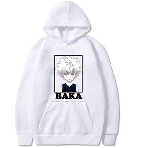 Hunter X Hunter Killua Hoodie Anime Pullovers Tops Long Sleeves Fashion Winter Uniex Cloths Y0809