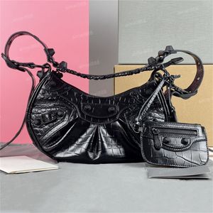 Top Damen-Lokomotiv-Achseltasche, externe echte Pickup-Taschen, Damen-Handtasche, Designer-Damen-Handtasche, Umhängetaschen, Umhängetaschen, Tragetaschen, Geldbörsen, Münzbörsen