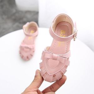Wholesale shoes with heart design for sale - Group buy Sandals Toddler Girl Shoes Solid Elegant Heart Design For Girls Kids Summer Beach Sandal Outdoor