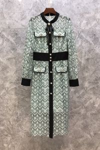 Dantel Hafif Şeffaf Hafifçe Olgun Yay Elbise Bayan Sonbahar Avrupa Ürünleri Yeni Mizaç Uzun Elbise 8Y