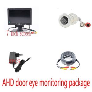 Kameror Mini Homeo Video Peephole Dörrhål Kamera1080p HD Eye CCTV AHD SONY323 Chip MP Star Light LUX WIRED SECURITY Kamera
