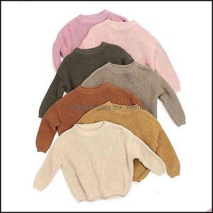 Пластеры свитеров детская детская одежда ребенка, родильное складское складские моды 0-5 лет новорожденные девушки осенью осень с длинным рукавом с длинным рукавом