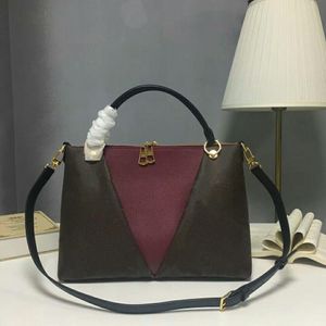 Luxury Handbag av högsta kvalitet, kvinnans designväskor, modehandväskor, bagage, axel, messenger, lämplig för alla kläder, M43957 Storlek 36x27x16cm