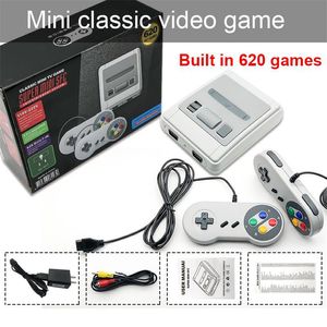 Super Mini SFC-620 Retao Classic TV Video Gaming Support Doubles Players Handheld Games Console Cable AV Out for FC NES Kids Gift