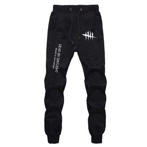 Jesień Zima Harajuku Fitness Joggers Workout Spodnie Dead By Daylight Spodnie Chłopcy Streetwear Spodnie Bawełniane Spodnie Męskie X0723