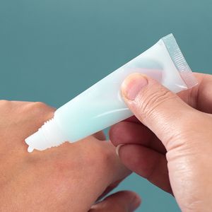 8 ml Squeeze Clear nachfüllbare weiche Tuben Balsam Lipgloss Flasche Kosmetikbehälter DH9888