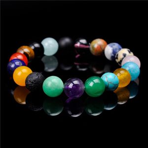 Очарование браслетов многоцветно-натуральное каменное браслет DIY Смешанные бусинки.