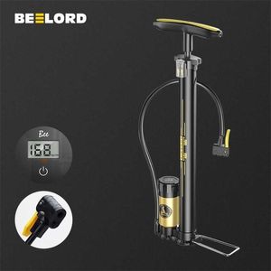 Manómetro De Neumáticos al por mayor-Beelord Bicycle Super Pump con max PSI Caliómetro de alta presión para bicicletas de bicicleta de alta presión Accesorios de inflador