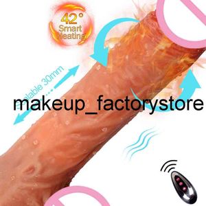 Массаж XXL Big Dildo Vibrator Sexy Toys for Woman Телескопические реалистичные вибрирующие всасывающие чашки фаллоимитаторы Phallus dick Penis для женщин