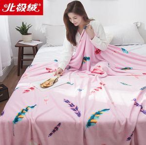 Flannel Blanket Plush Solid Color Bed Covers for Sofa Soft Adult Plaid Throw Blankets Bedspread for the Couch F0252 210420