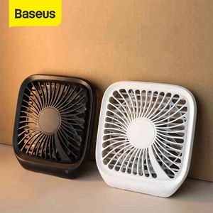 Baseus Mini USB Foldable Car for Back Seat Mute Cooler Portable Air Cooling Desktop Office Fan Three Grade Wind Speed