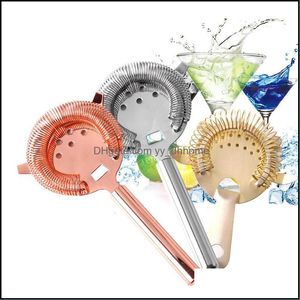 Bar Tools Barware Kitchen, Dining & Home Garden Stainless Steel Cocktail Shaker Ice Strainer Wire Mixed Drink Bartender Professional Tool Ae