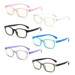 Occhiali alla moda Bambini Luce blu Filtro antiriflesso Occhiali da vista per bambini Ragazza Ragazzo Montatura da vista Blocco lenti trasparenti Y0831