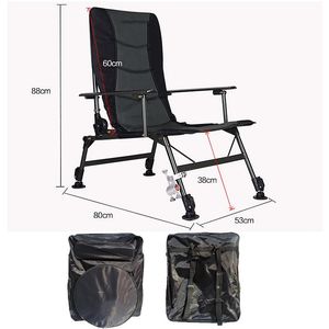 Camp Furniture Heavy Duty Camping Folding Director Chair Oversize Padded Seat with Side Table and Pockets Supports to 200kg