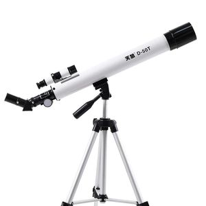 125X Refractive Astronomical Telescope with Tripod Kids 360° Surround Outdoor Monocular Children Astrophile Space Observation Tool