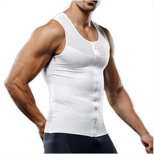 Men's Body Shapers Men Slimming Shaper Bodysuit Vest Compression Leisure Shirts Waist Trainer Corrective Posture Sweat Corset Man Belly Belt