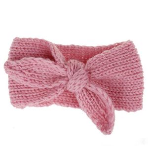 2022 Slitstarkt stretchy hårbåt Lovely Acrylic Wool Stickade Headbands Crochet Rabbit Ears Sweatband Ny ankomst