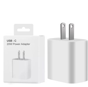 PD USB-C Wall Charger 20W Type c Fast Quick Charge Power Adapter For Iphone x xr 11 12 13 pro Max Samsung huawei Android phone With Box
