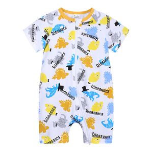 Nyfödd baby flicka kostym kläder kort hylsa småbarn romper topp spädbarn jumpsuit onesies sommar barn kläder bodysuit 0-2 år