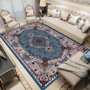 Dywany plus wielkość bohemia dywan perski retro dywan przeciwpoślizgowy duże dywaniki wystrój sypialni etniczny do domowego salonu
