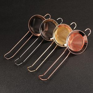 304 Stainless Steel Funnel Spoons Colanders Conical Cocktail Sieve Great For Removing Bits From Juice Julep Strainer Bar Tool Free DHL or Fedex HH21-801