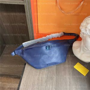 Mångsidig upptäckt bumbag pm bälte väska marinblå m45729 plånbok m44388 handväska m45759 casual chic zip designer väskor