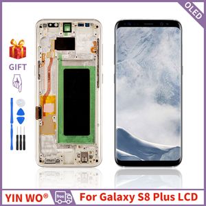 6 inch tested OLED Panels For Samsung Galaxy S8 Plus LCD Display Touch Screen Digitizer Assembly Replacement spare parts SM G955F G955FD G955W G955A