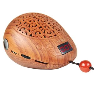 Macchina buddha di lusso in legno stile pesce Mini altoparlanti portatili per schede audio Mp3 Lettore musicale buddista Lettore del Corano Lettore bibbia