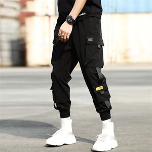 WFF Herren Trendy Overalls Frühling und Herbst Lose Hip Hop Koreaner Trend Vielseitige Straße Beiläufige Hosen Joggers Männer Punk Pants X0615