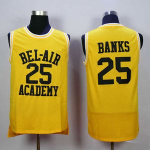 Will Smith The  Prince of Bel Air Academy #25 Carlton Basketball Jersey