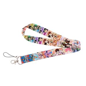 10 teile/los J2506 Anime Telefon Lanyard Schlüsselanhänger Lanyards für schlüssel Abzeichen ID Mode Neck Straps Zubehör Geschenke