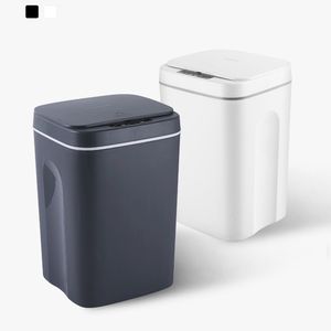 14L Intelligent Trash Can Automatic Smart Sensor Garbage Dustbin Home Electric Rubbish Waste Bin for Office Kitchen Bathroom New