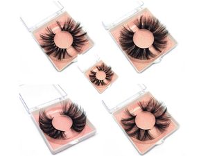 Rzęsy 25mm 3D Faux Cils 100% Handmade Fałszywe rzęsy Duże Długie Dramatyczne Fluffy Lashes Makeup Lash Extension do Eye DHL za darmo