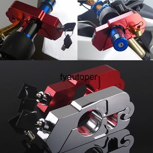 Universal Motorcycle aluminum alloy Handle Grip Security Safety Locks fashion 6 colors locks Motorbike Brake Clutch Levers car