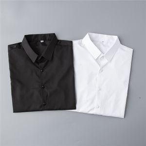 2021 Профессиональная рубашка с длинными рукавами мужская повседневная сплошная цветная печатающая полоса Размер украшения M-3XL # HSC26