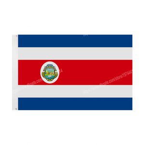 Costa Rica Bandeiras National Polyester Banner voando 90 * 150 cm 3 * 5FT flag em todo o mundo todo o mundo ao ar livre pode ser personalizado