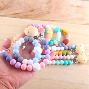 Pacifier Clip Silicone Teathing Bea Bufts Pasifier Clip Clip 2PCS / SET WAROOTE NUBLE TOY Игрушка Мультфильм Браслеты Newborn Teword 6 Designs BT6519