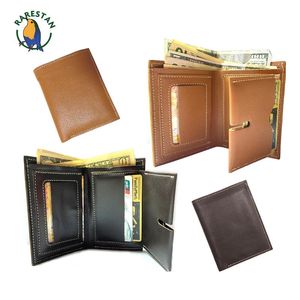 Wallets RARESTAN Sheepskin Bifold Leather Wallet For Men