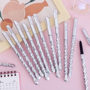 Ballpoint Pens 1 Piece Personality Hardware Tools Drill Korean Stationery Creative Quality Pen Writing