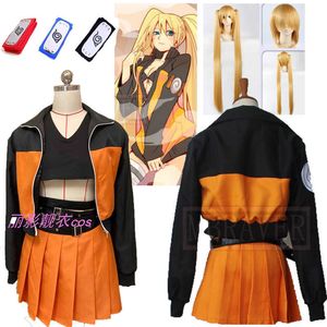 Anime Uzumaki suits Female Dress Sex Reversion Christmas Halloween Party Uniform Outfit Cosplay Costume Customize Any Size New Y0903