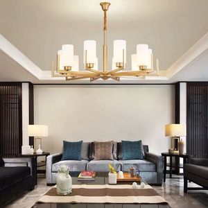 Modern Led Chandelier Nordic Living Room Lamp Retro Simple Decoration Chandeliers Dining Rooms Hanging Lamps Pendant Light