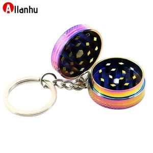 20mm 30mm 2 parts small sizes pocket portable keychain tobacco smoking herb grinder wjy954