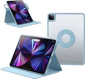 Manyetik Standı Ipad Air 4. 109 inç, manyetik folio kılıf toka / kaymaz slot, manyetik emme halkalı ayrılabilir arka kapak